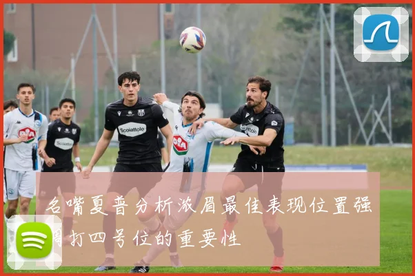 名嘴夏普分析浓眉最佳表现位置强调打四号位的重要性